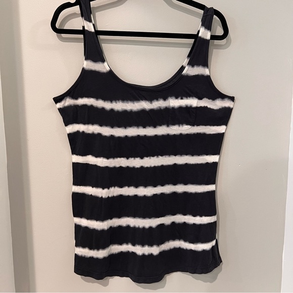 Tie Dye Striped Tanked - Picture 1 of 4